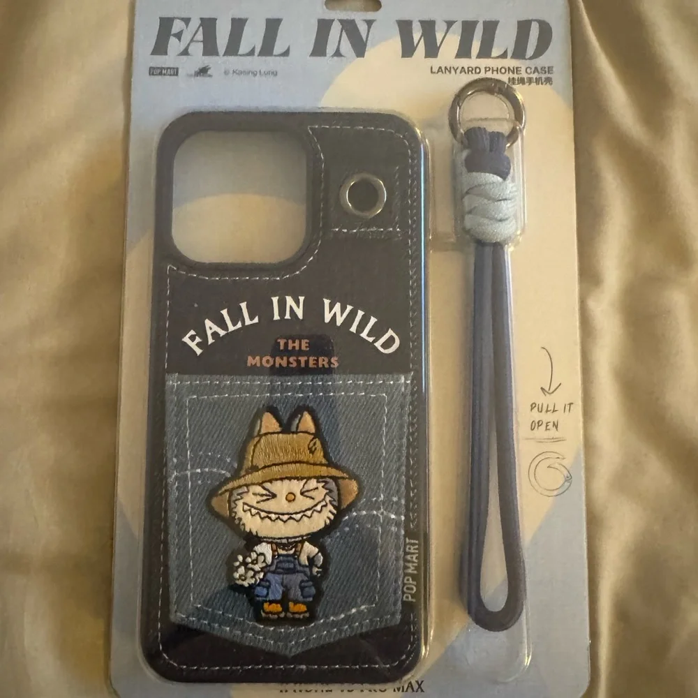 Fall in wild labubu The Monsters iPhone 15 pro MAX case 100% Authentic